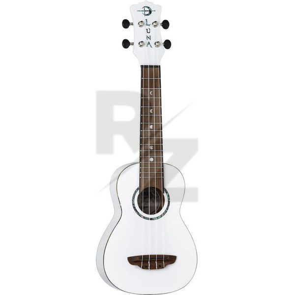 Luna Guitars Ukulele Hau Snow Soprano Image Luna Guitars Ukulele Hau Snow Soprano