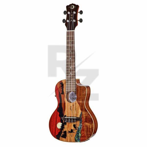Luna Guitars Uke Vista Deer Concert PU Image Luna Guitars Uke Vista Deer Concert PU