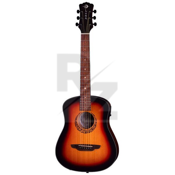 Luna Guitars Safari Tribal Travel A/E LH Image Luna Guitars Safari Tribal Travel A/E LH