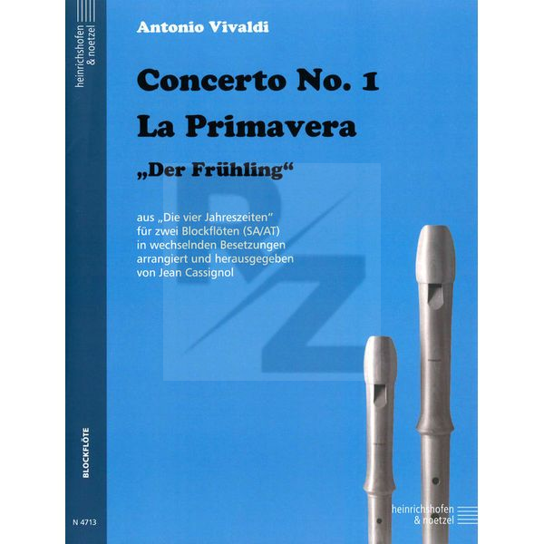 Image Heinrichshofen Verlag Vivaldi Frühling 2 Blockflöten