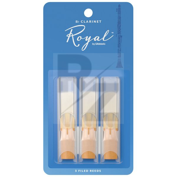 Image DAddario Woodwinds Royal Bb-Clarinet 3.0 3-Pack