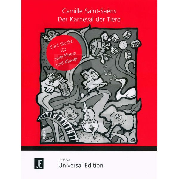 Image Universal Edition Saint-Saëns Karneval Flutes