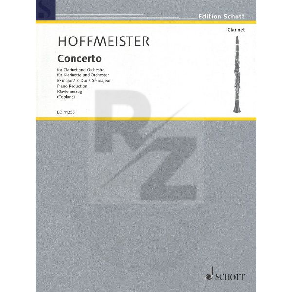 Image Schott Hoffmeister Klarinettenkonzert