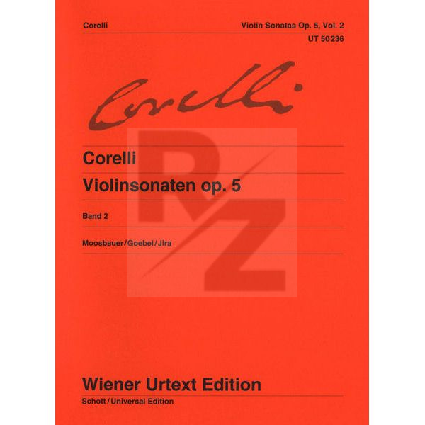 Image Wiener Urtext Edition Corelli Violinsonaten 2