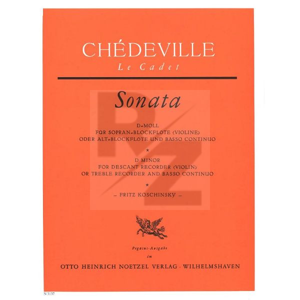 Image Heinrichshofen Verlag Chedeville Sonate d-moll