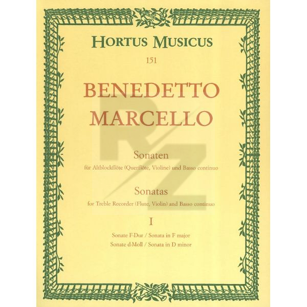 Image Bärenreiter Marcello Sonaten 1