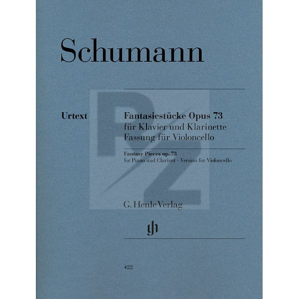 Image Henle Verlag Schumann Fantasiestücke Cello