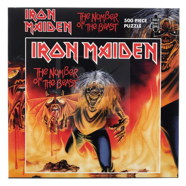 Image NMR Brands Puzzle Iron Maiden Single Numb