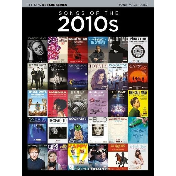 Image Hal Leonard Songs of the 2010s
