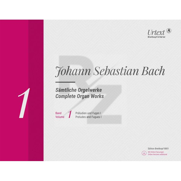 Image Breitkopf & Härtel Bach Sämtliche Orgelwerke 1