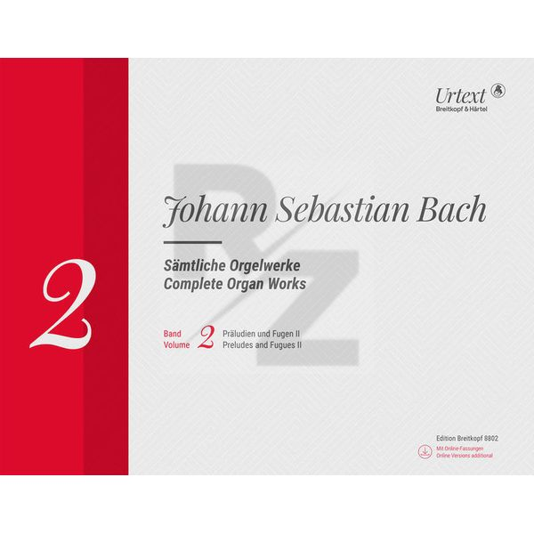 Image Breitkopf & Härtel Bach Sämtliche Orgelwerke 2