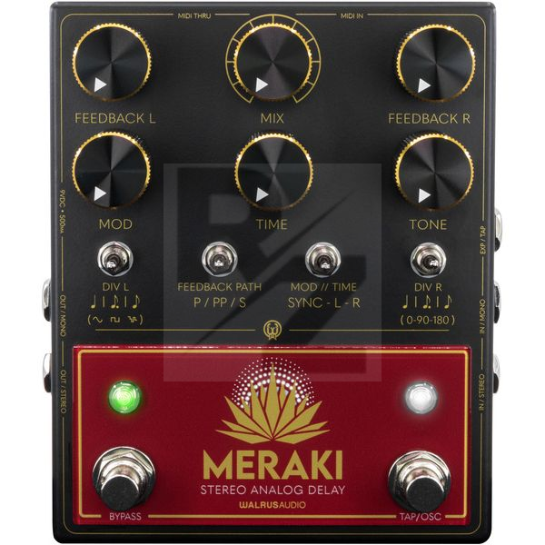 Image Walrus Audio Meraki Red Stereo Delay