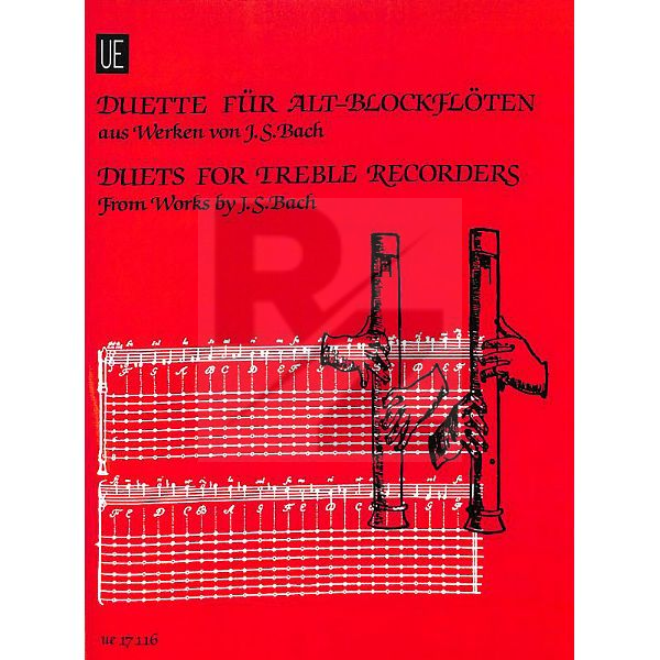 Image Universal Edition Bach Duette Altblockflöte