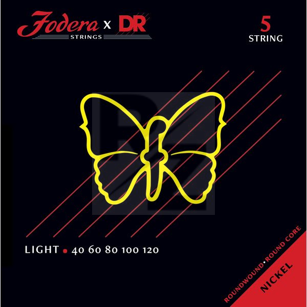 Image Fodera x DR 5-String Set Light Nickel