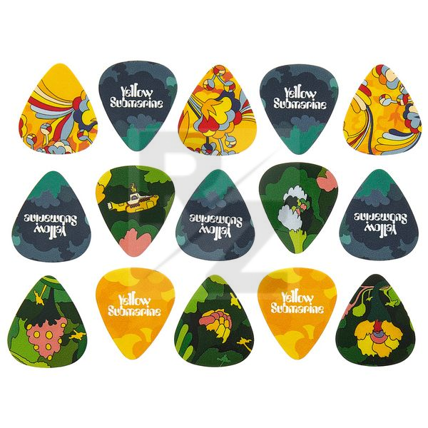Image Daddario Beatles Yellow Sub Pick Pepper