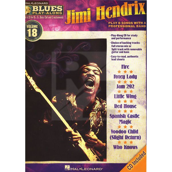 Image Hal Leonard Blues Play-Along Jimi Hendrix