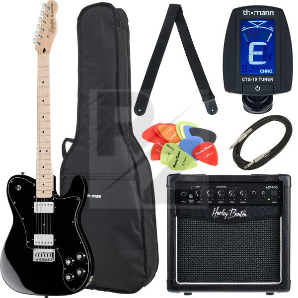 Image Squier Aff. Tele Deluxe MN Bla Set