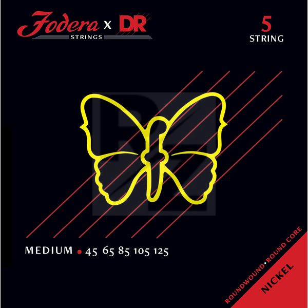 Image Fodera x DR 5-String Set Medium NI