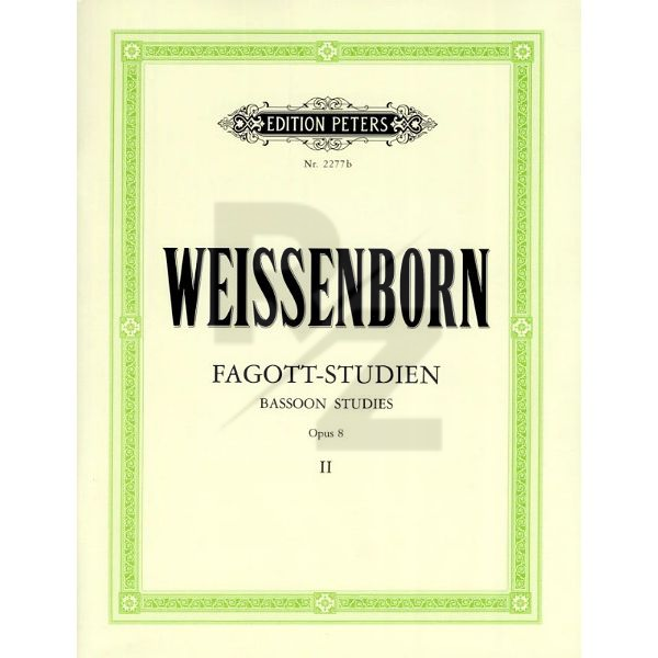 Image Edition Peters Weissenborn Fagott-Studien 2