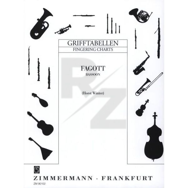 Image Zimmermann Verlag Grifftabelle Fagott