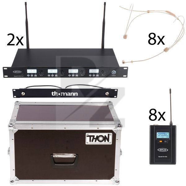 Image Sirus Quad R/8B 8 Headmike D 470 Set