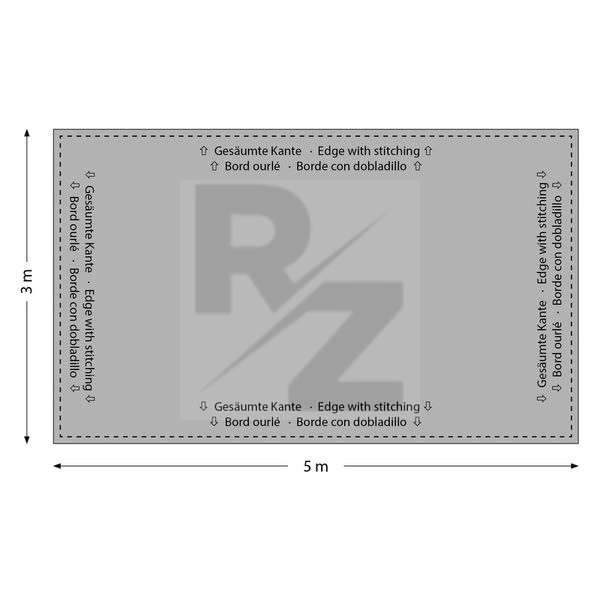 Image Stageworx Deco Curtain 160g/m² 5x3m BK