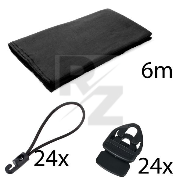 Image Stairville Molton 500g/m² Set Black 6x3m