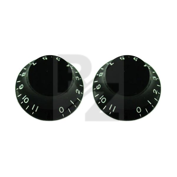 Image Allparts Bell Knobs to 11 Black