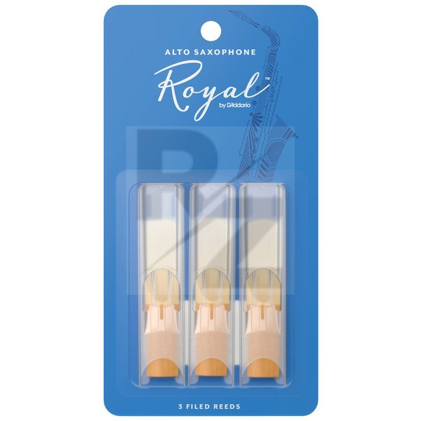 Image DAddario Woodwinds Royal Alto Sax 1.5 3-Pack