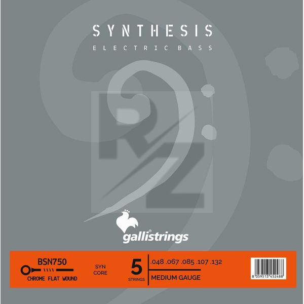 Image Galli Strings BSN750 Chrome Flat Bass 5-Str.