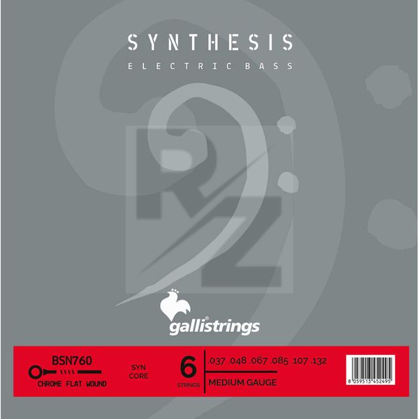 Image Galli Strings BSN760 Chrome Flat Bass 6-Str.
