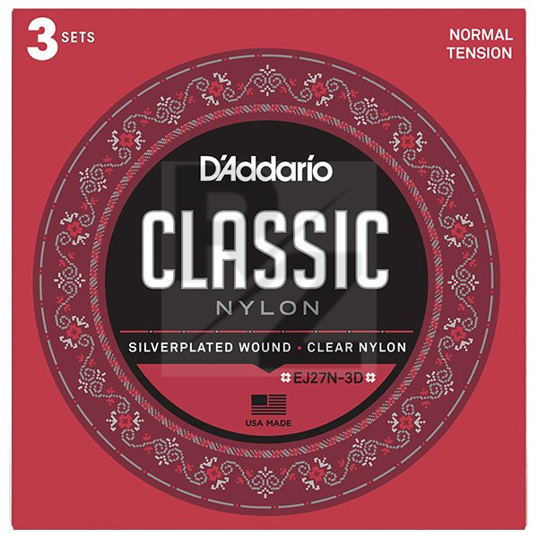 Image Daddario EJ-27N-3D Nylon 3 Pack