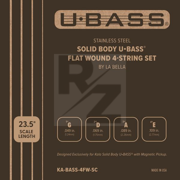 Image Kala U-Bass 4-string Set Flatwound