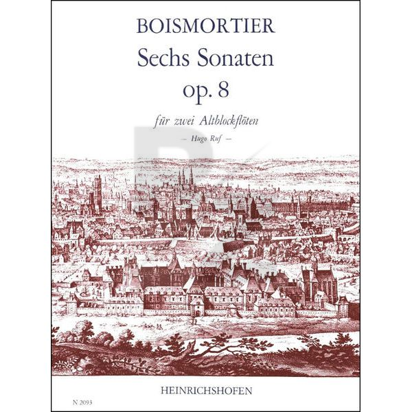 Image Heinrichshofen Verlag Boismortier Sechs Sonaten