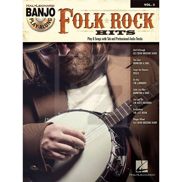 Image Hal Leonard Banjo Play-Along Folk Rock
