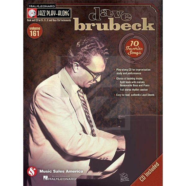 Image Hal Leonard Jazz Play-Along Dave Brubeck