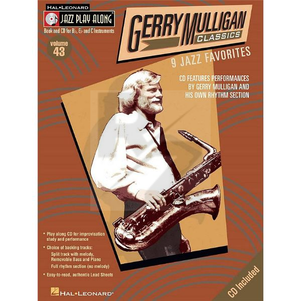 Image Hal Leonard Jazz Play-Along G. Mulligan
