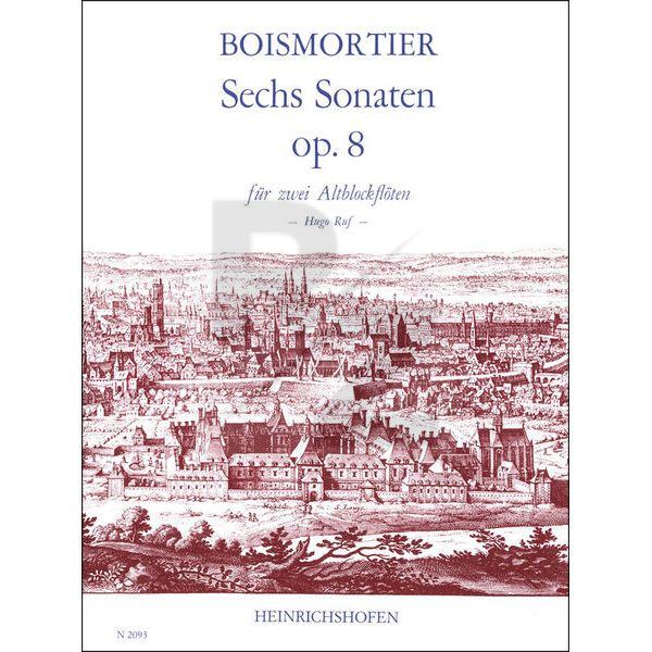 Image Heinrichshofen Verlag Boismortier Sechs Sonaten