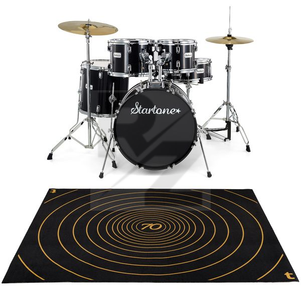 Image Startone Star Drum Set Studio + Rug BK