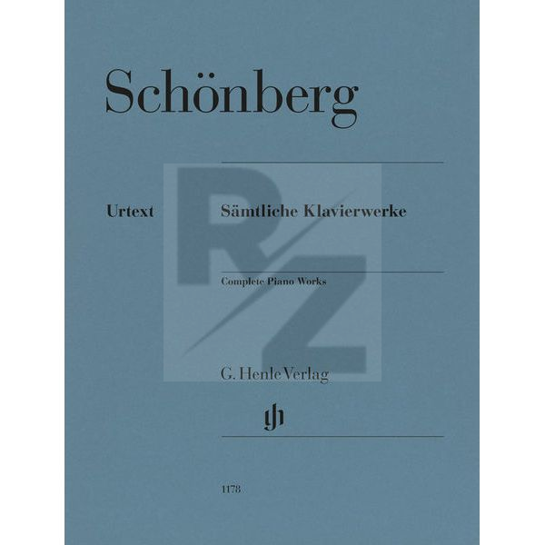 Image Henle Verlag Schönberg Sämtliche Klavier
