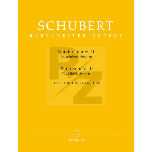 Image Bärenreiter Schubert Klaviersonaten II