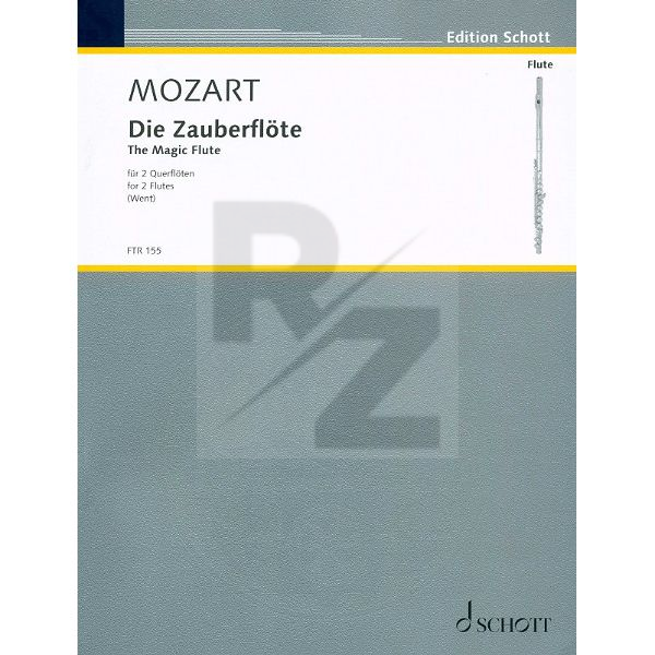 Image Schott Zauberflöte 2 Querflöten
