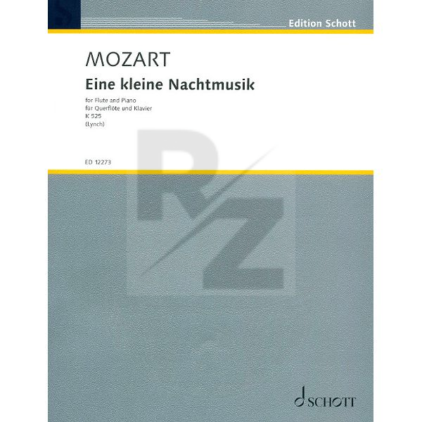 Image Schott Mozart Kleine Nachtmusik Flute