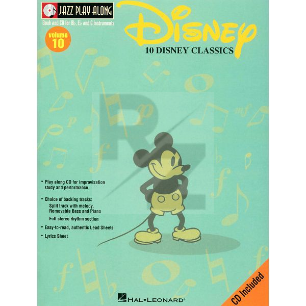 Image Hal Leonard Jazz Play-Along Disney Classic