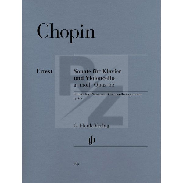 Image Henle Verlag Chopin Cellosonate op.65