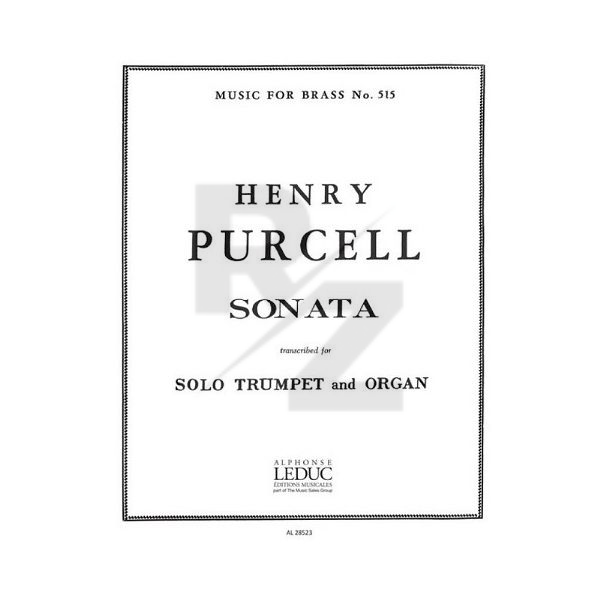 Image Alphonse Leduc Purcell Sonata Trumpet + Organ