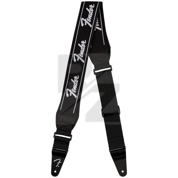 Fender Swell Neoprene Logo Strap BW Image Fender Swell Neoprene Logo Strap BW