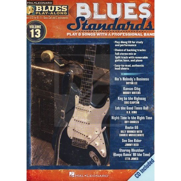 Image Hal Leonard Blues Play-Along Standards