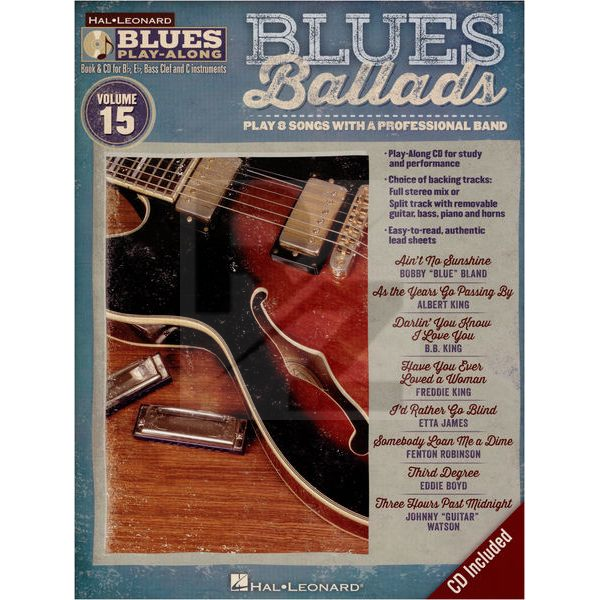 Image Hal Leonard Blues Play-Along Ballads
