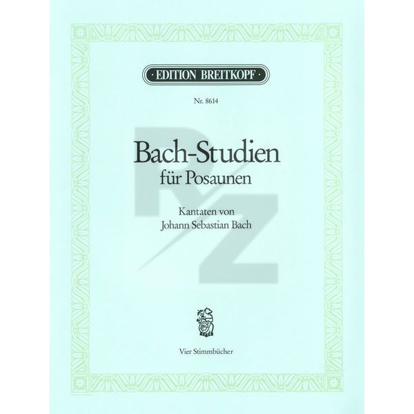 Image Breitkopf & Härtel Bach Studien Posaune